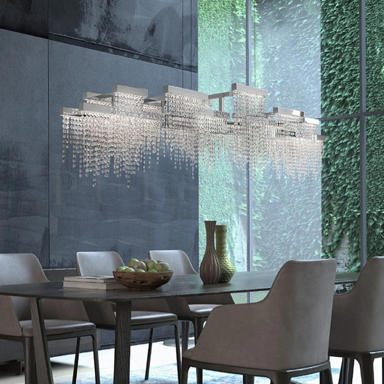 Реечная люстра RUSSEL