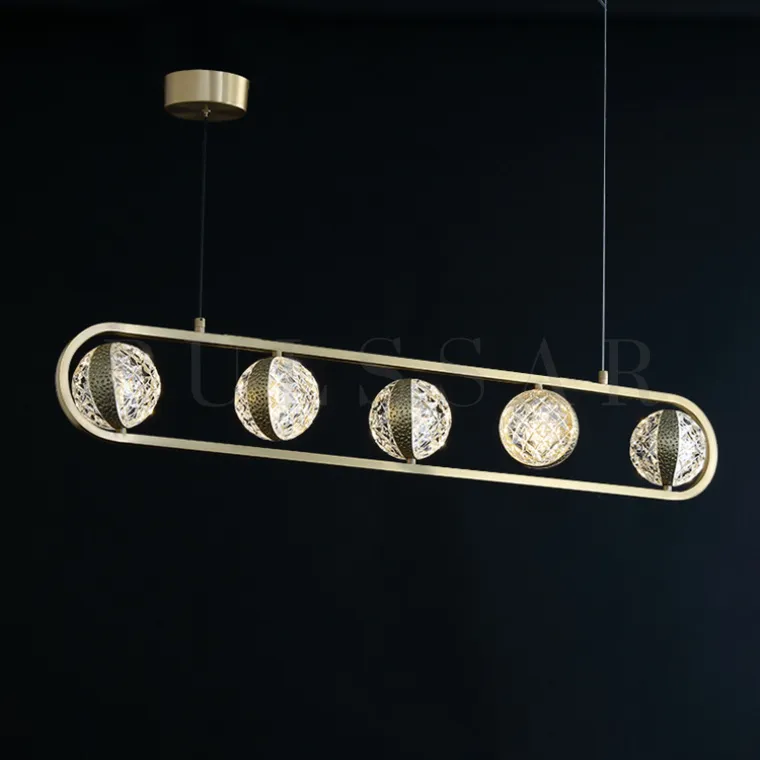 Реечная люстра MAIRIN LONG