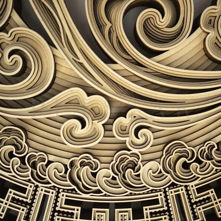 Дизайнерский настенный декор ECO-103