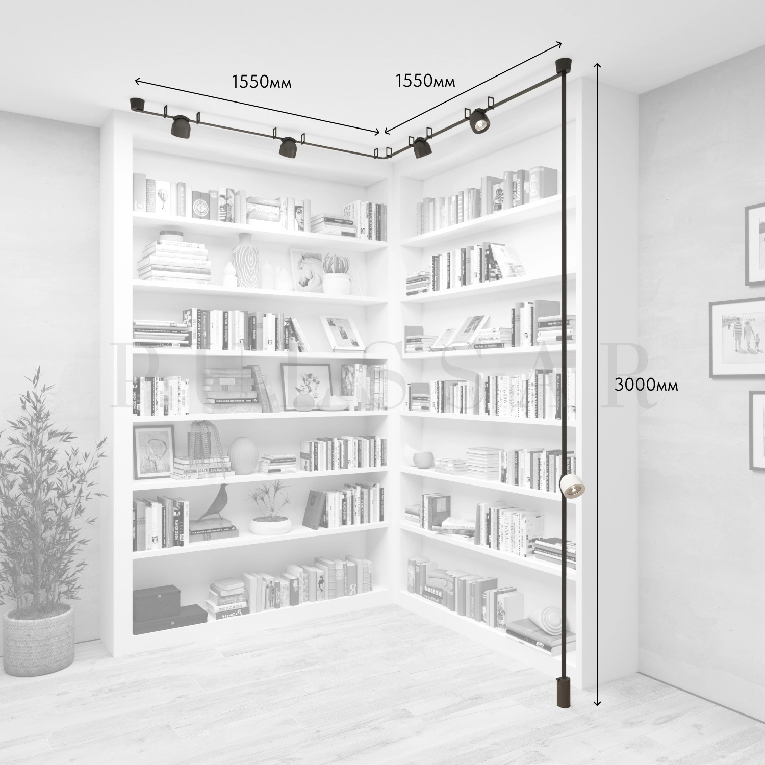 Комплект ременной трековой системы Belty DK55SET15-01-DG