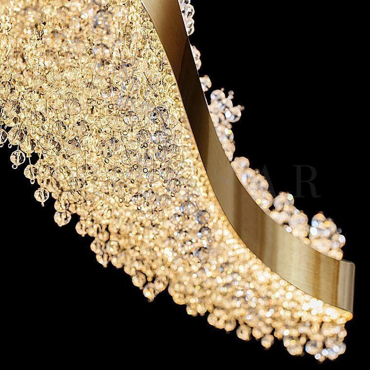 Реечная люстра LUSINE