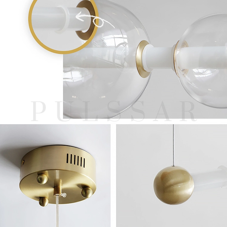 Реечная люстра SESSA