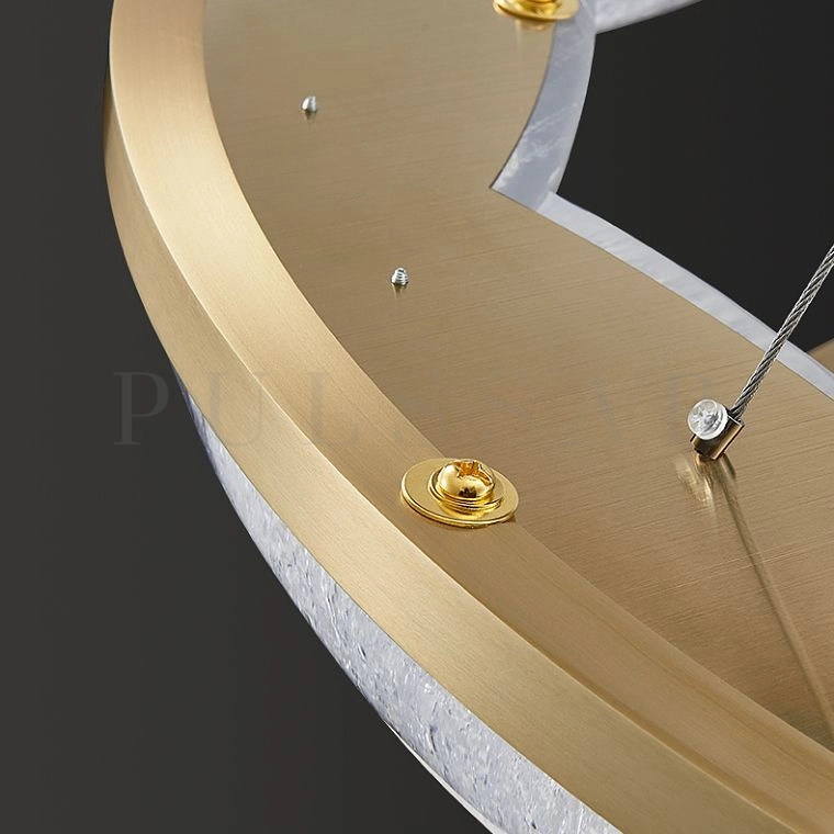 Кольцевая люстра NELIUS WAVY