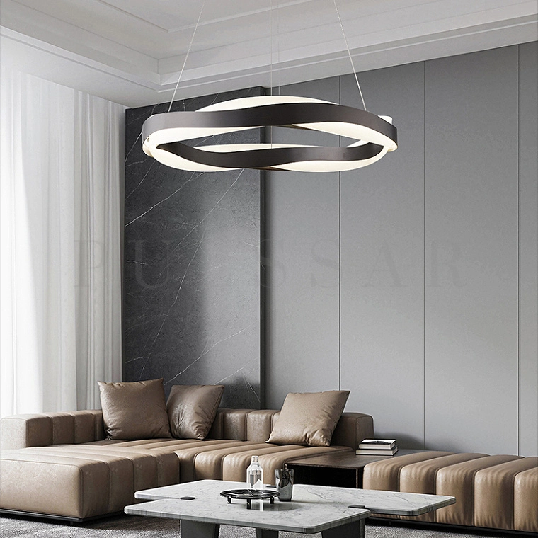 Кольцевая люстра MALIKA BLACK