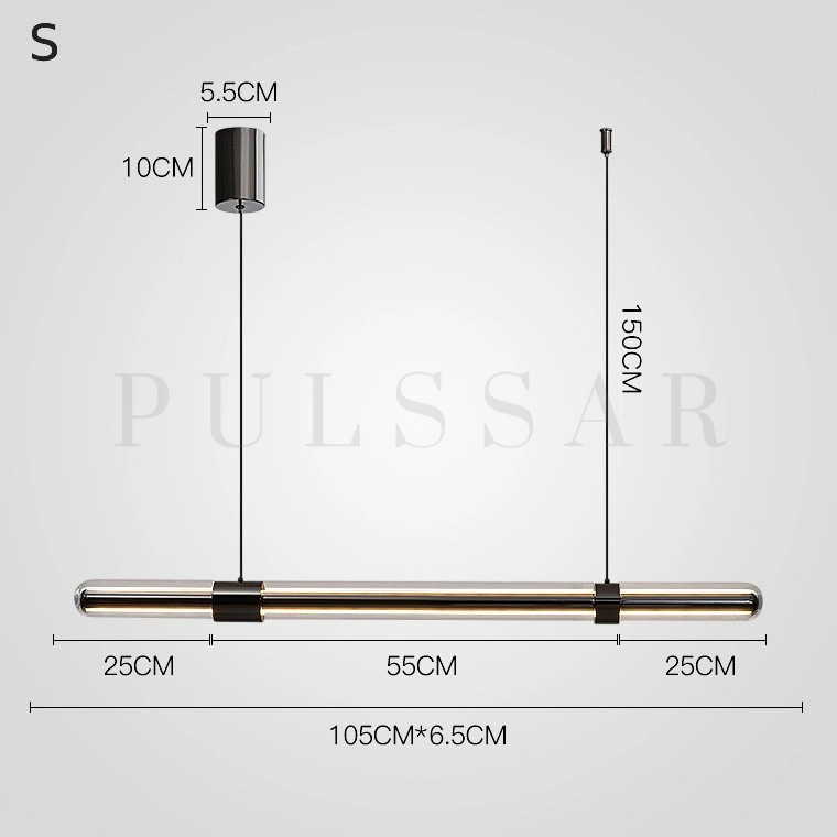 Реечная люстра FIAMMETTA FLY