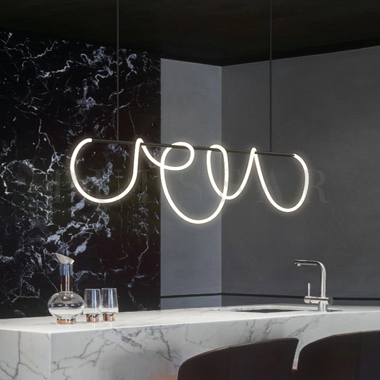 Реечная люстра GLORIFY BLACK LONG