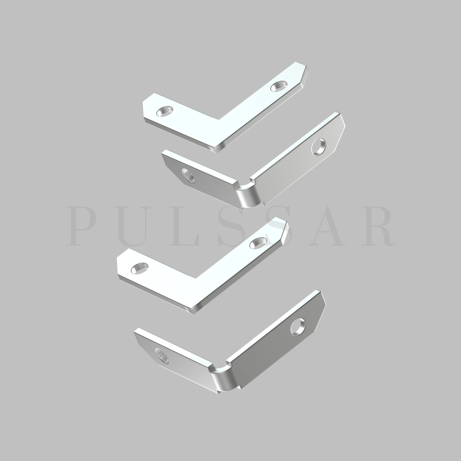 Комплект угловых соединителей трека SMART ONE, алюминий TR2027-AL