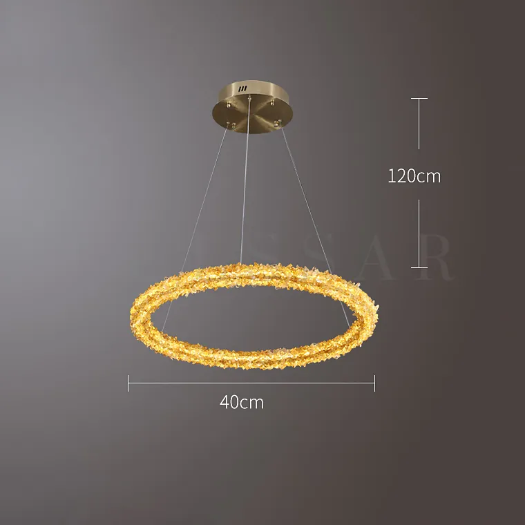 Кольцевая люстра CITRINE