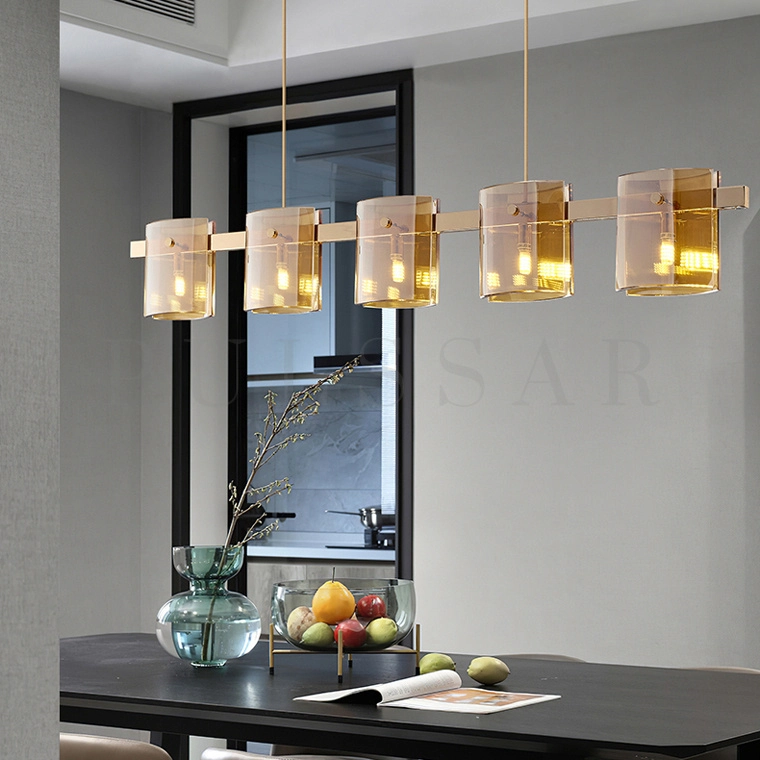 Реечная люстра JANICE LONG