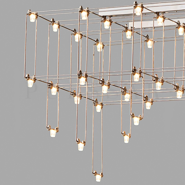 Реечная люстра SELENA