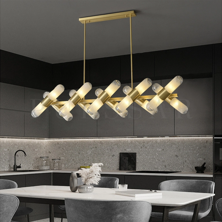 Реечная люстра LIESEL LONG