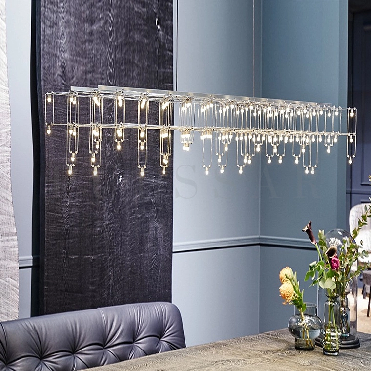 Реечная люстра SELENA