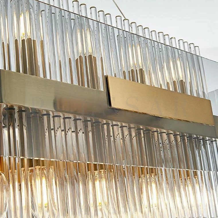 Реечная люстра SELLA LONG