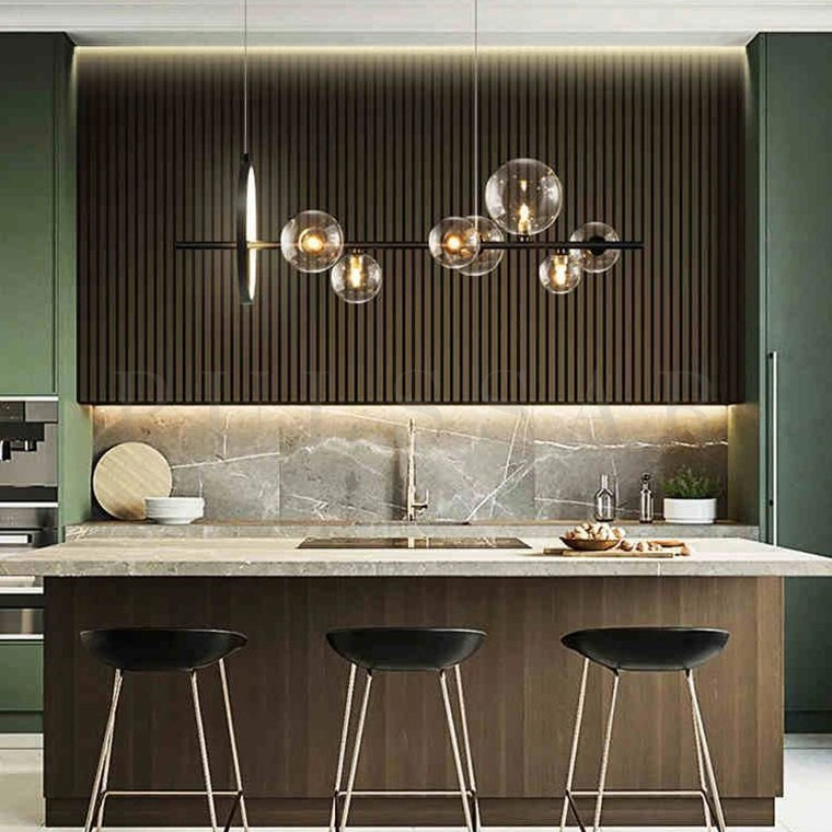 Реечная люстра IONA L