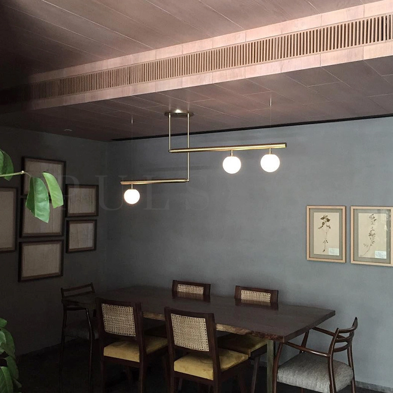 Реечная люстра BARRA