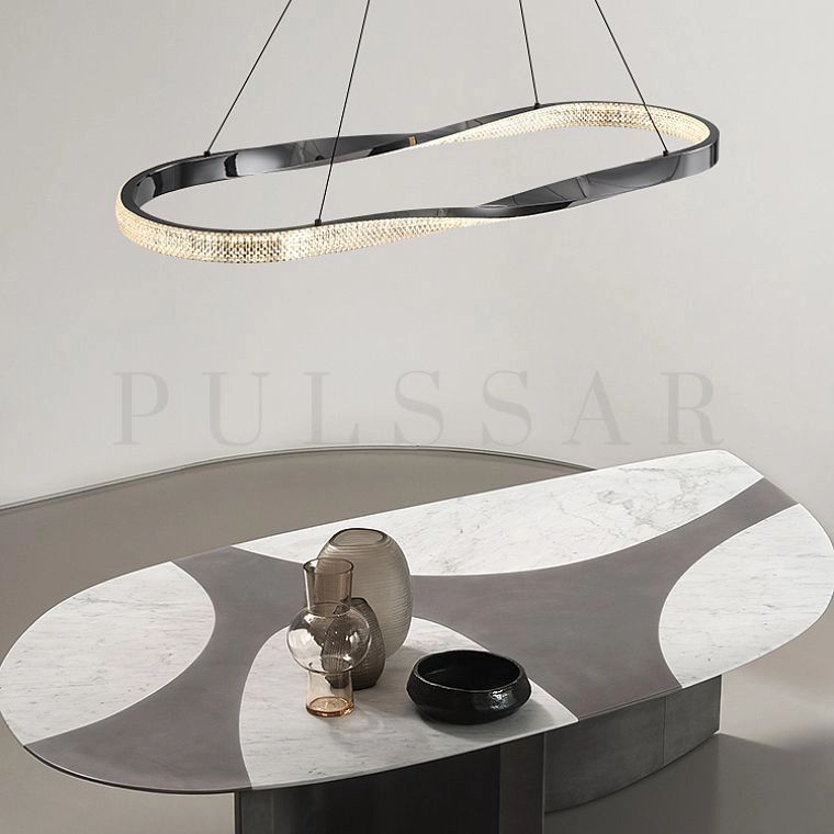 Реечная люстра OBERTON LONG