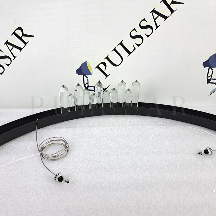 Кольцевая люстра QUARTZ BLACK