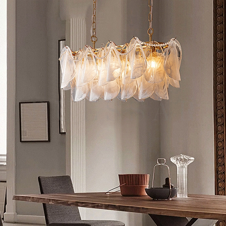 Реечная люстра VIOLETTA L