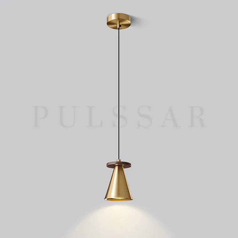 Подвесной светильник PIET CONE WOOD