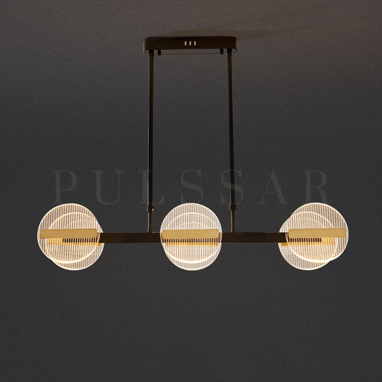 Реечная люстра HELSE LONG