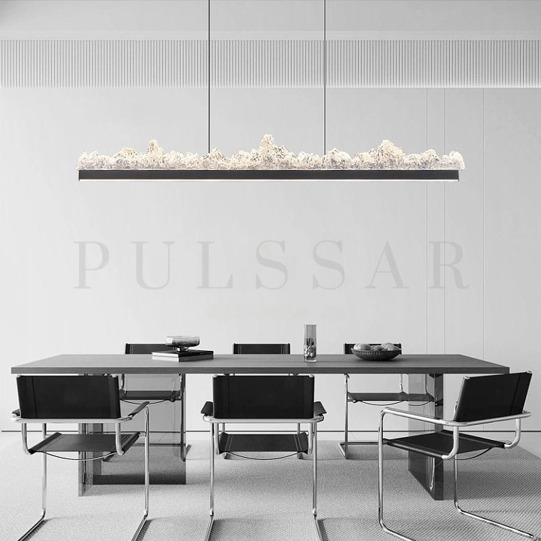 Реечная люстра AQUILEGIA LONG