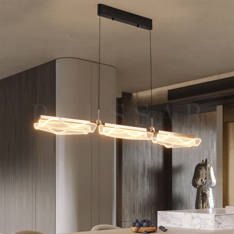 Реечная люстра DEMUS