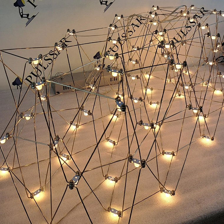 Реечная люстра EXILITY