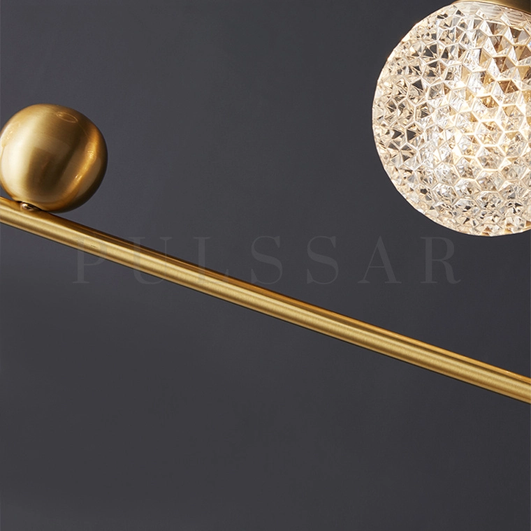 Реечная люстра HOOP LONG LUX