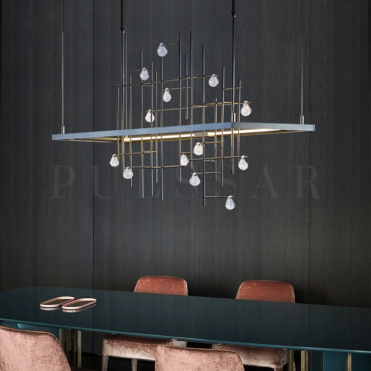 Реечная люстра BERGLIOT