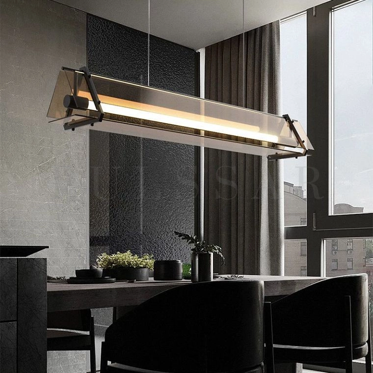 Реечная люстра HAGA LONG