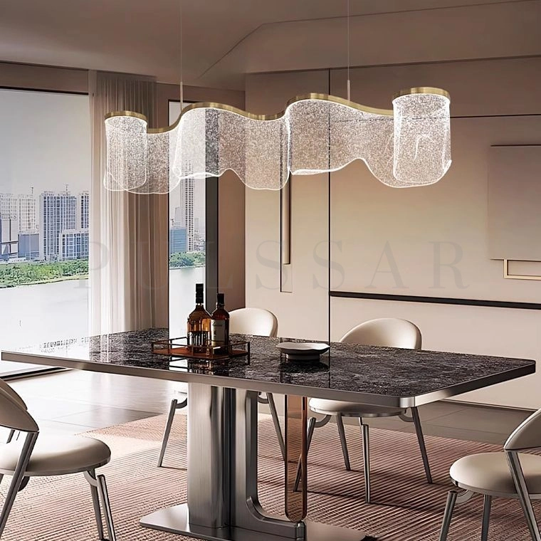 Реечная люстра SCENE LONG