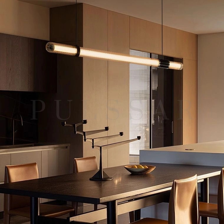 Реечная люстра TIME TUNNEL WAVY