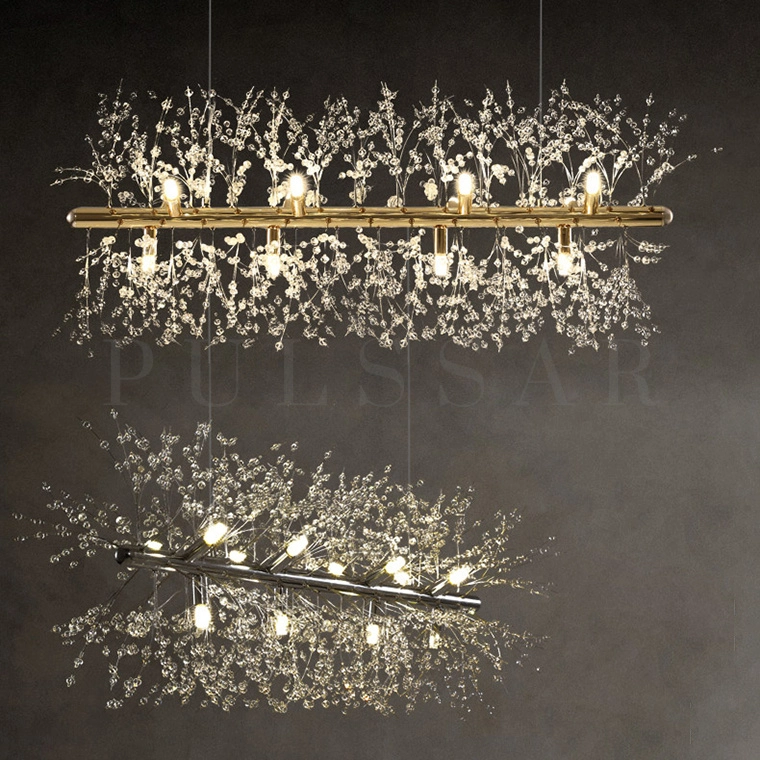 Реечная люстра ROSALIA LONG