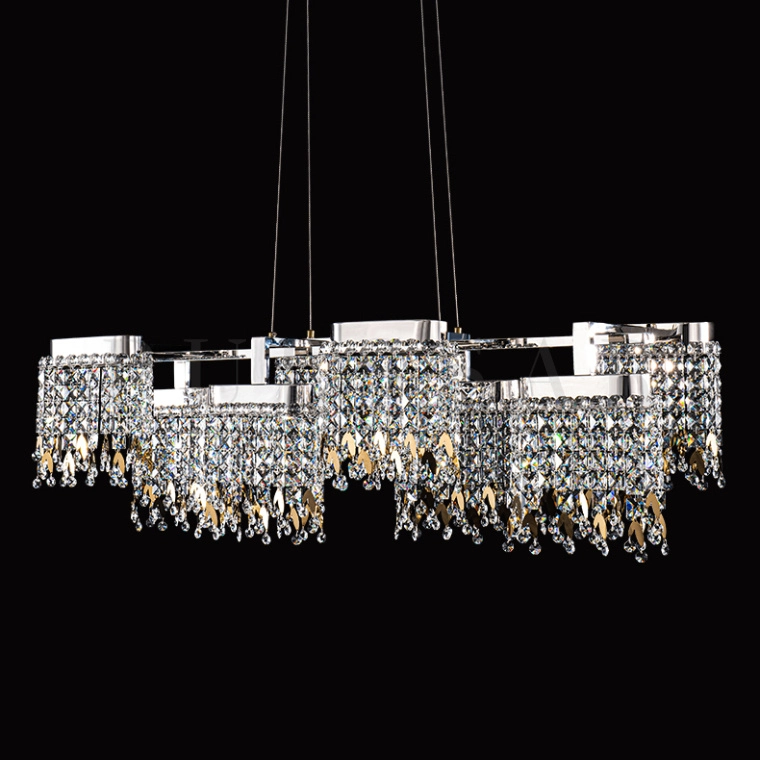 Реечная люстра FORSETE LONG