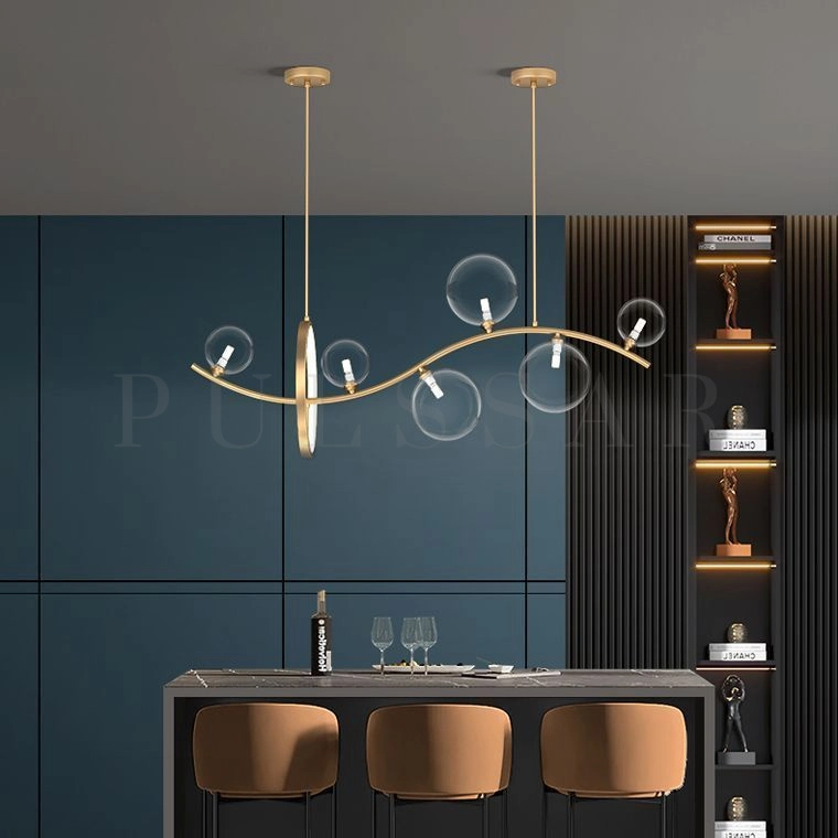 Реечная люстра MELODY WAVE