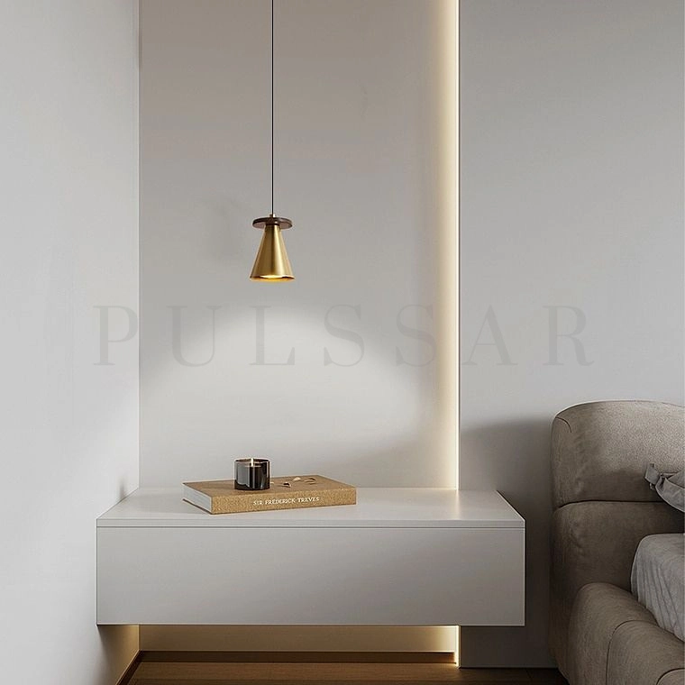 Подвесной светильник PIET CONE WOOD