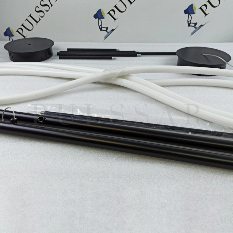 Реечная люстра GLORIFY BLACK LONG