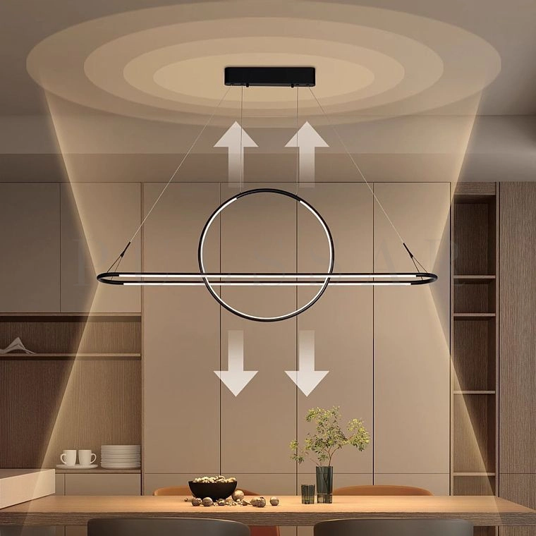 Реечная люстра IDON