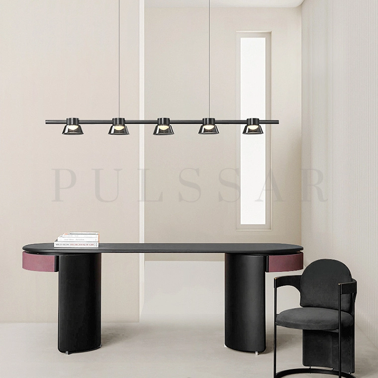 Реечная люстра HILDFRID L