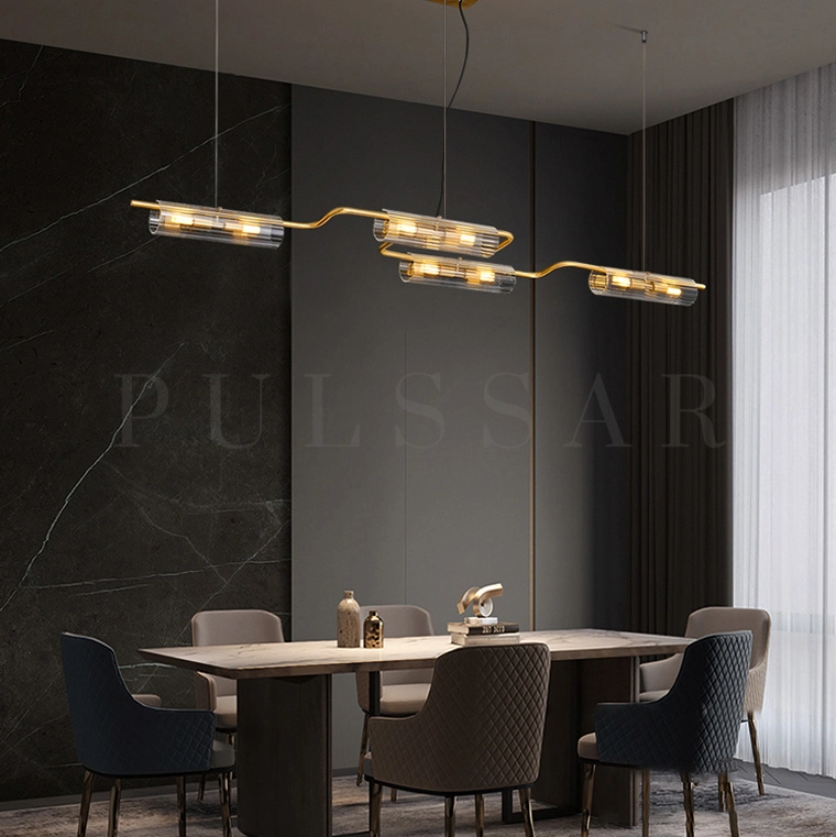 Реечная люстра LUCINA LONG