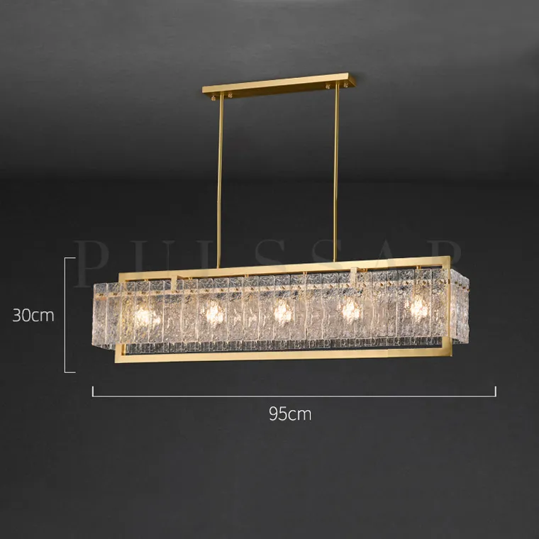 Реечная люстра ADINA LONG