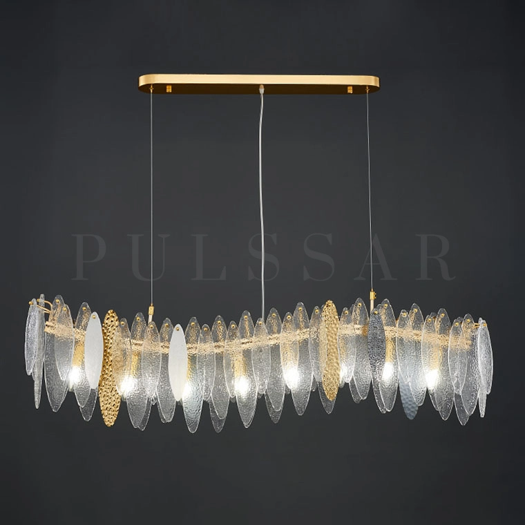 Реечная люстра RISSA WAVE