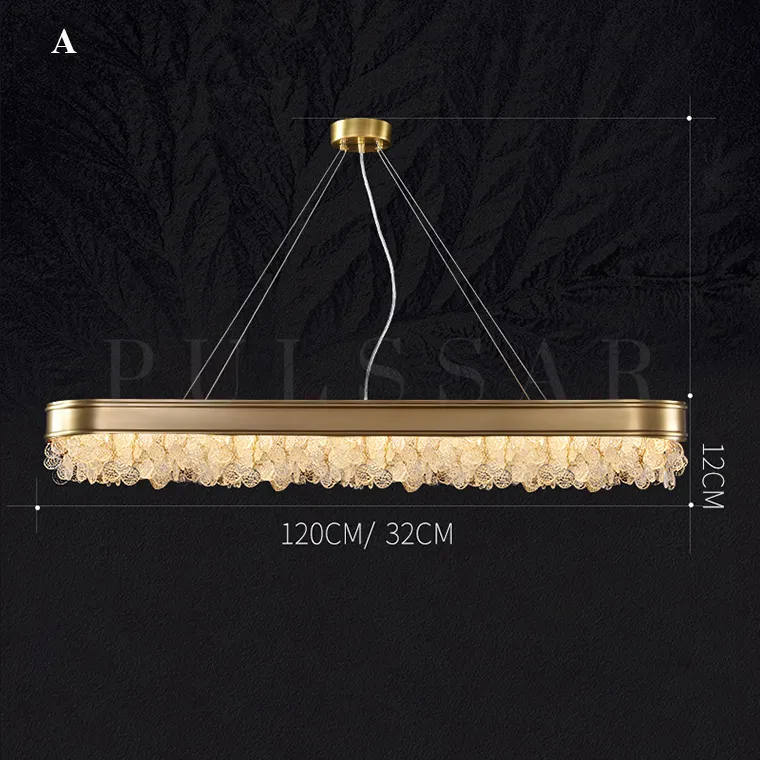 Реечная люстра VERONA LONG