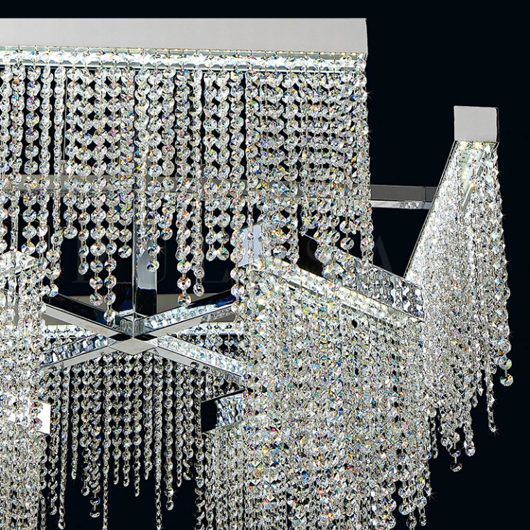 Реечная люстра RUSSEL