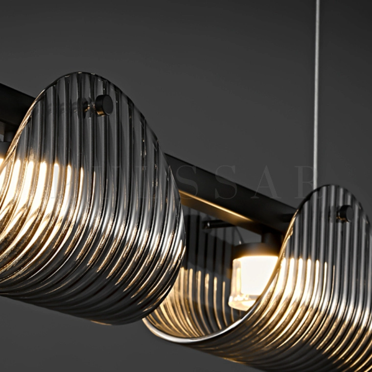 Реечная люстра GASPAR LONG