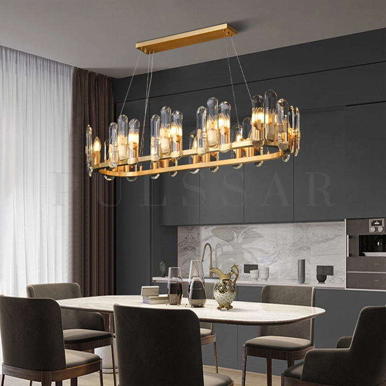 Реечная люстра WALLACE LONG