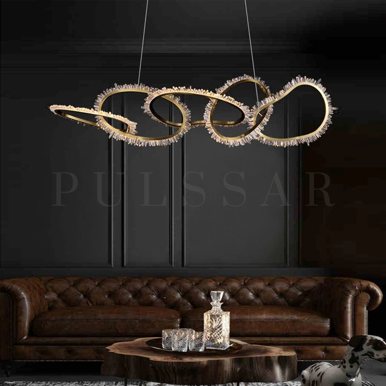 Реечная люстра GLIESE LONG