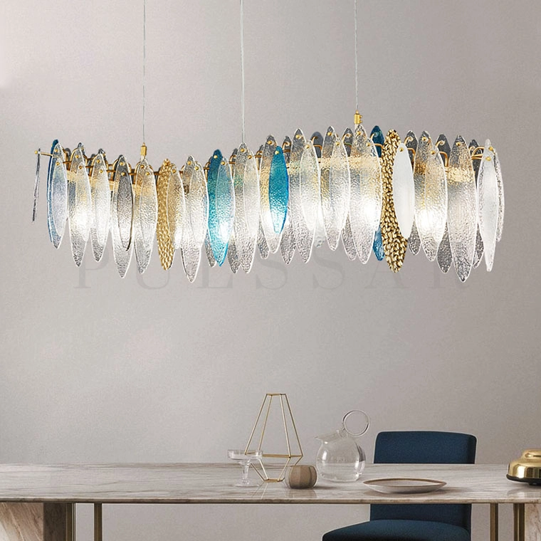 Реечная люстра RISSA B WAVE