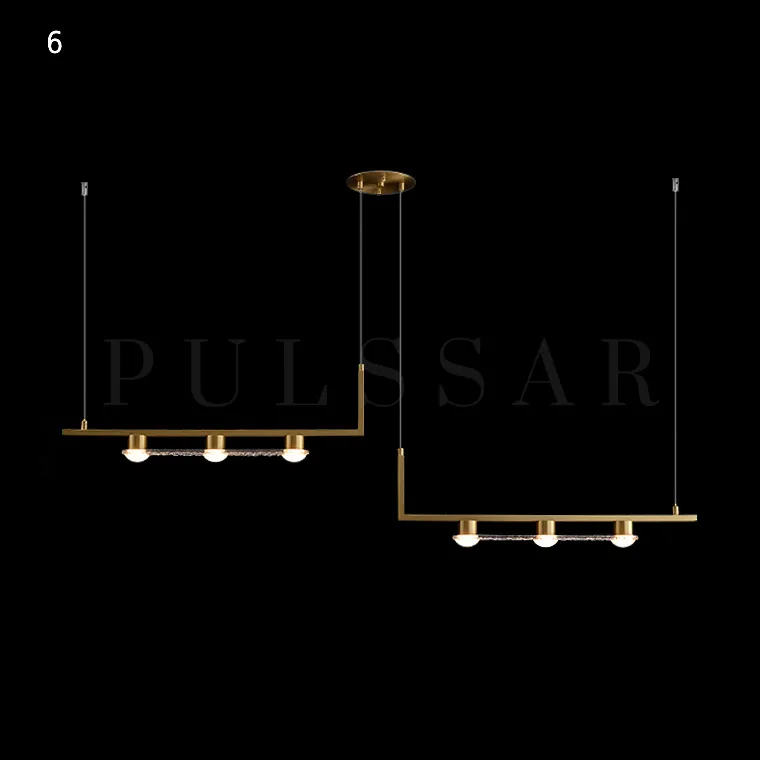 Реечная люстра BARTIL
