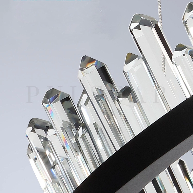 Кольцевая люстра QUARTZ BLACK